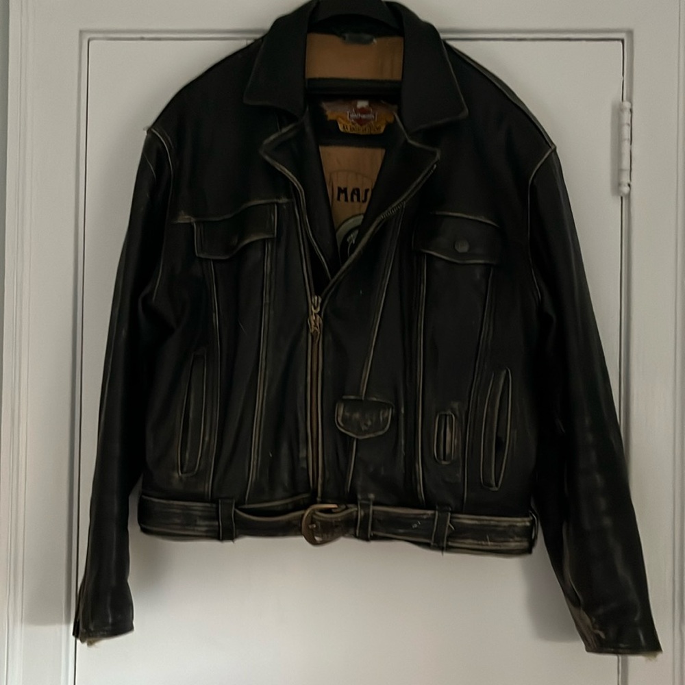 90’s vintage  Harley Davidson leather jacket called the DRIFTER